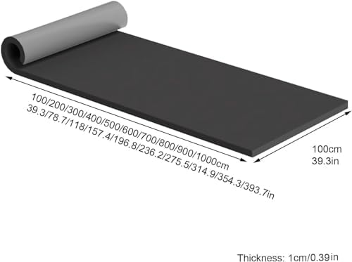 Self-Adhesive Garage Wall Protectors - Rubber Foam Corner Guards for Studios & Gyms (Grey, 39.3x39.3in) - Ultimate Wall Protection & Durability