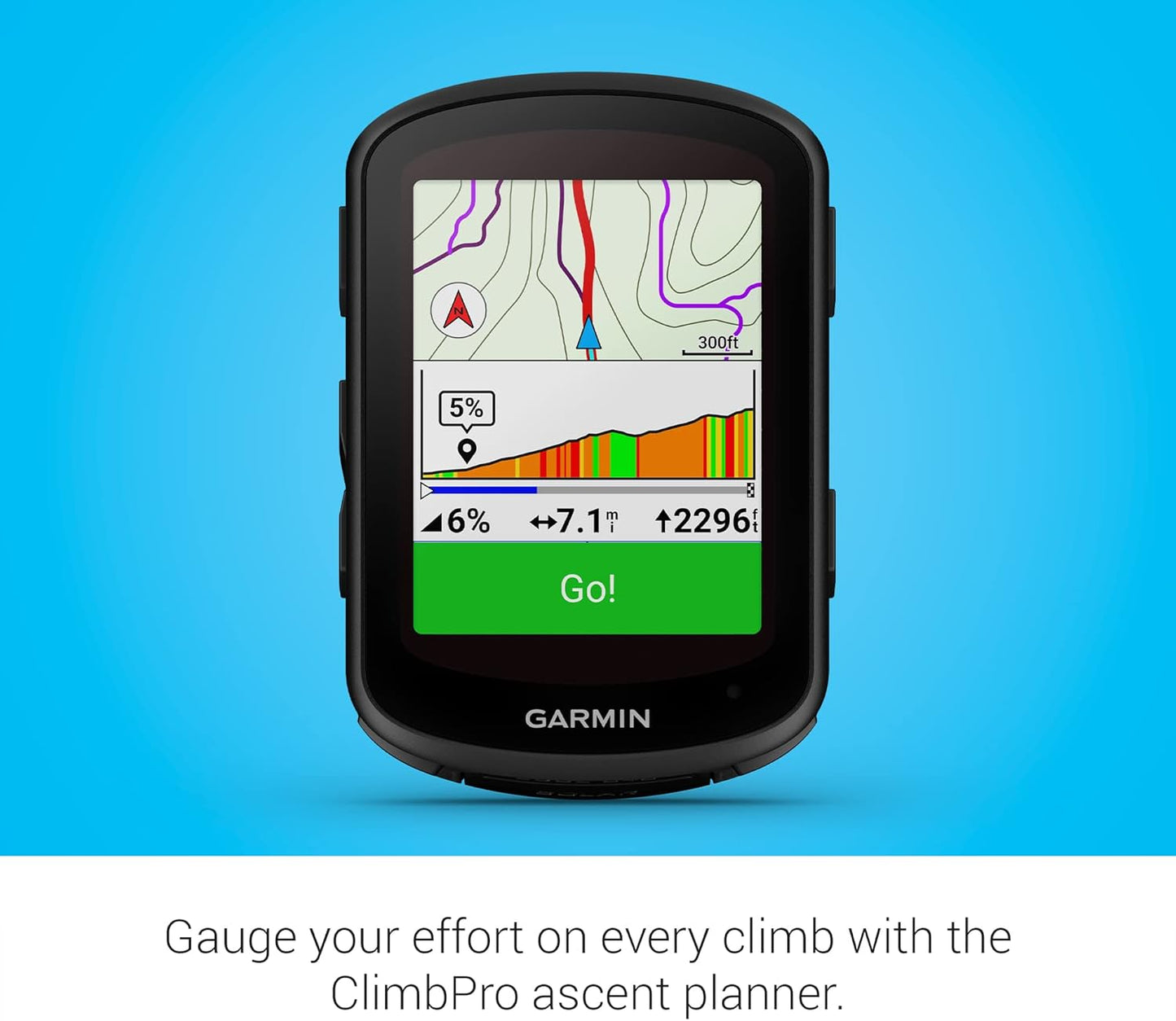 Garmin Edge 840 Solar, Solar-Charging GPS Cycling Computer with Touchscreen and Buttons, Targeted Adaptive Coaching, Advanced Navigation and More