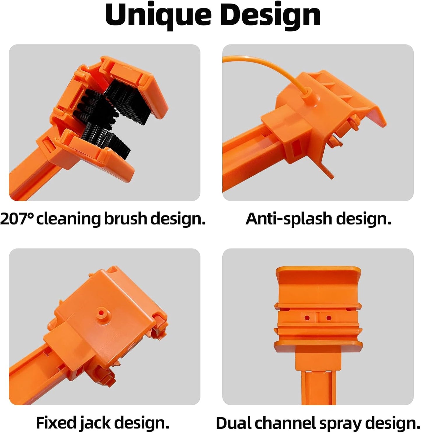 Motorcycle Chain Cleaning Kit, Bike Chain Oiler, Chain Lube Tool Kit for Motorsport Motorcycle, Bike Chain Cleaner, Streetbike Chain Oiler, (Applicable Sizes Include 428, 520, 525, 530 Chains)