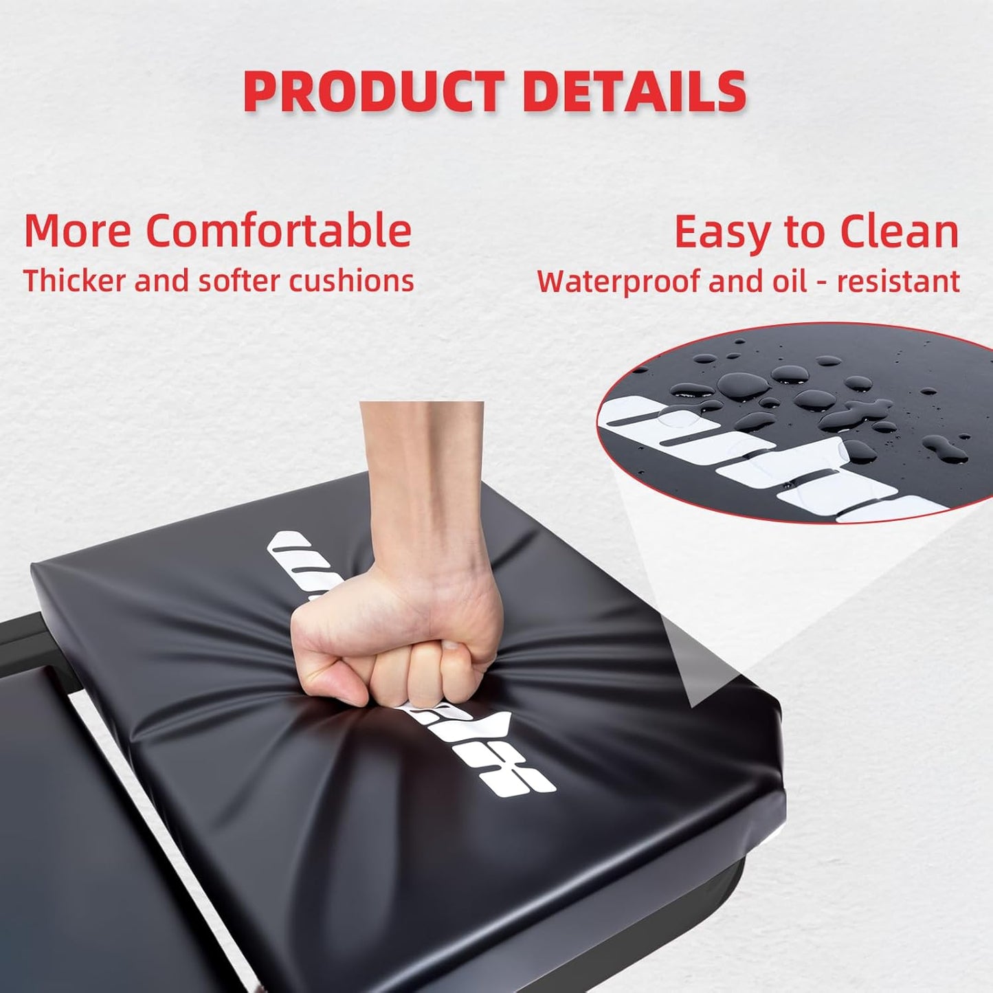 Mechanic Creeper 40inches 3-in-1 Z Seat 480lbs Capacity, Foldable Garage Chair Adjustable Rolling Black with 6pcs Wheels Roller, Lay Down Sit Lean Back, Under Car Shop Auto Repair, Man Gift