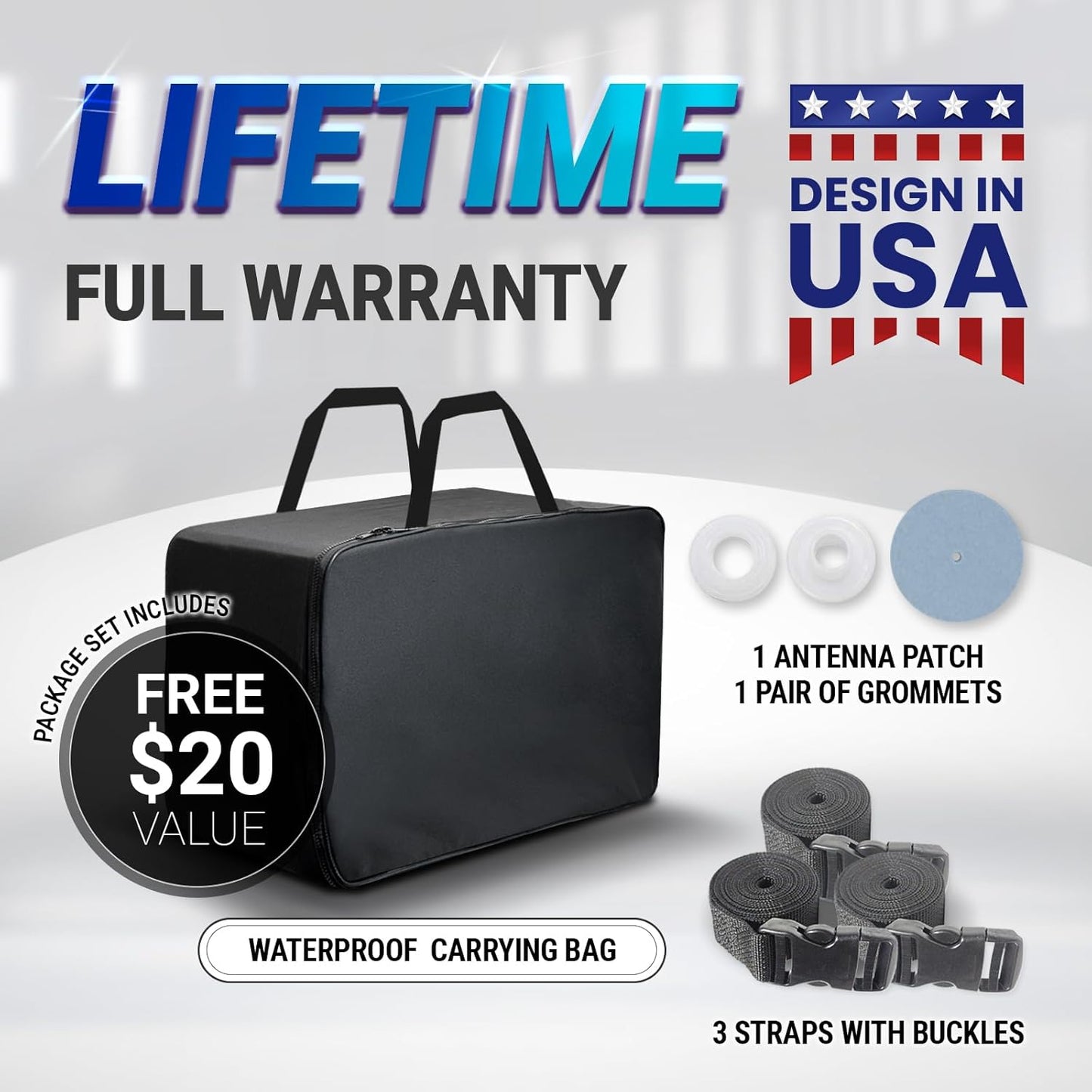 iCarCover Custom Car Cover for Pontiac Grand Prix (1973-1977) Waterproof All-Weather Rain Snow UV Sun Protector Full Exterior Indoor Outdoor Car Cover (Stripe - Black/Red)