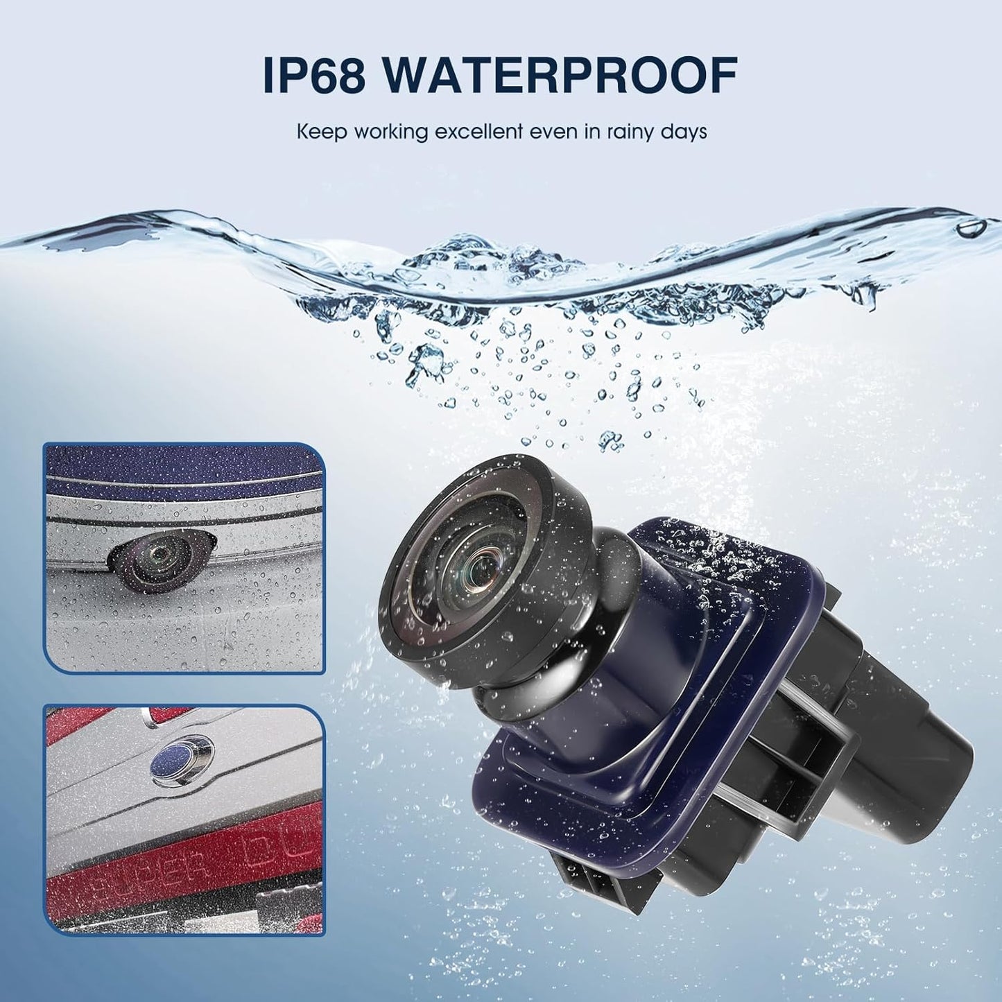 Rear View Backup Reverse Camera Compatible with Ford F250 F350 F450 F550 Super Duty 2013 2014, Safety Parking Back Up Assist Camera OE Number EC3Z-19G490-A