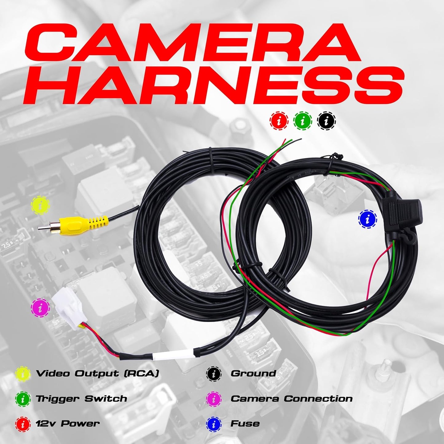 Master Tailgaters Chrome Tailgate Handle with Backup Camera Replacement for Honda Ridgeline (2006-2014) | IP68 Waterproof | Parking Grid Lines Available | Easy to Install