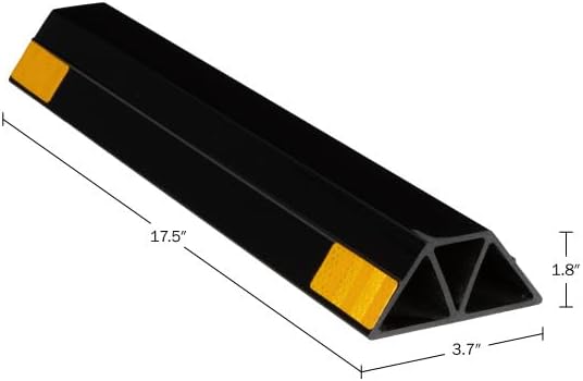 Stalwart Garage Parking Aid - 17.5-inch Garage Car Stop Indicator 2-Pack - Easy Peel and Stick Parking Stopper - Car Accessories