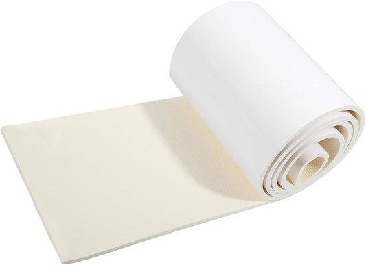 Motoforti Universal Car Garage Wall Guard, 2000x200x6.5mm, PE Foam EVA, White, 1 Pcs