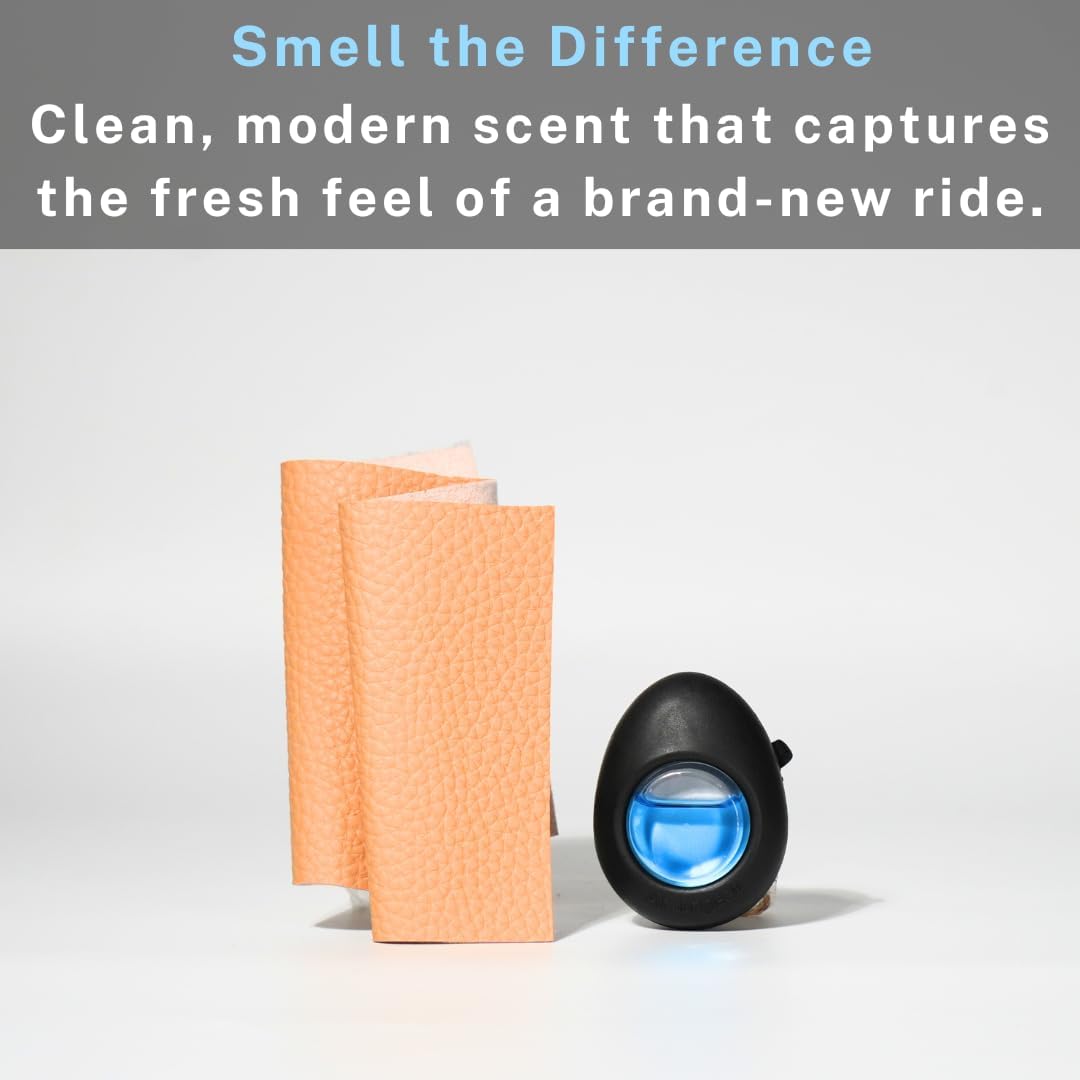 Air Jungles Car Air Freshener Vent Clip 3 Count, New Car Scent, 4 ml Each, Long-Lasting Car Odor Eliminator, Easy Clip-On, Up to 90 Days Freshness for Cars, Trucks, and SUVs