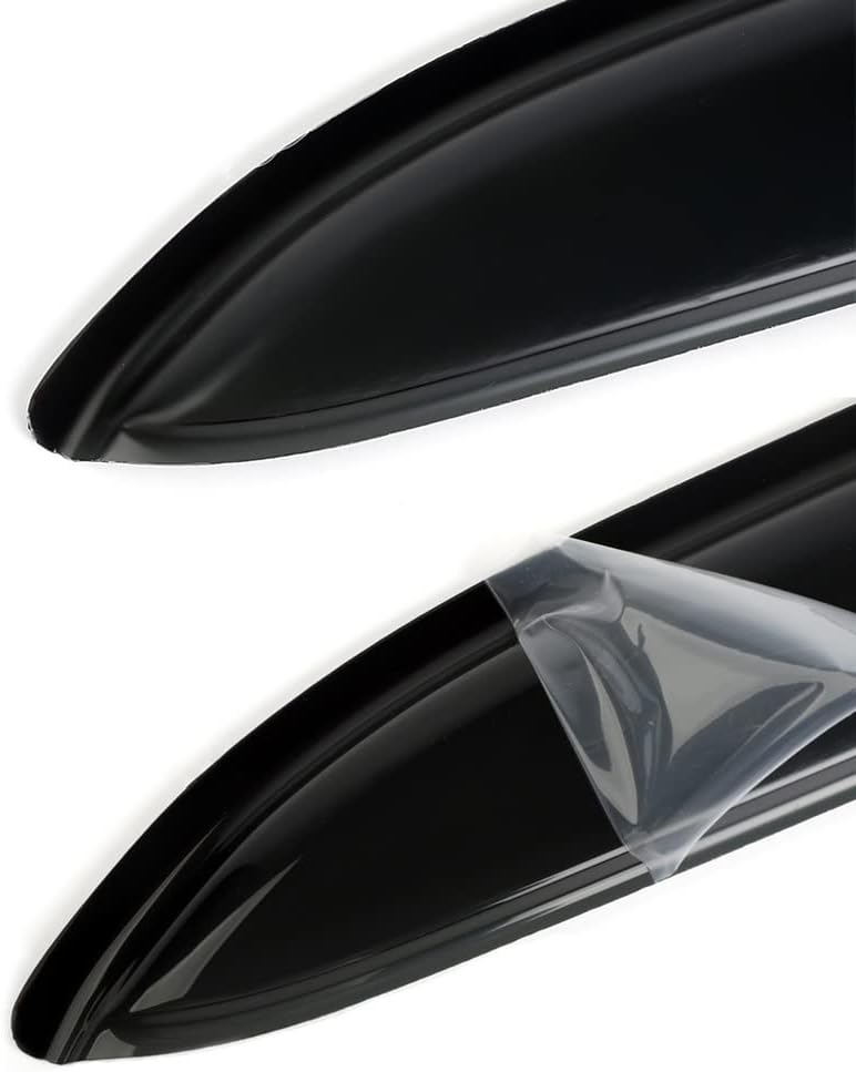 94076 Side Window Wind Deflector,4pcs Outside Mount Style Shade Sun Rain Guards Set,Dark Smoke Window Visors fit for 2009-2013 Nissan Rogue,2014-2015 Rogue Select