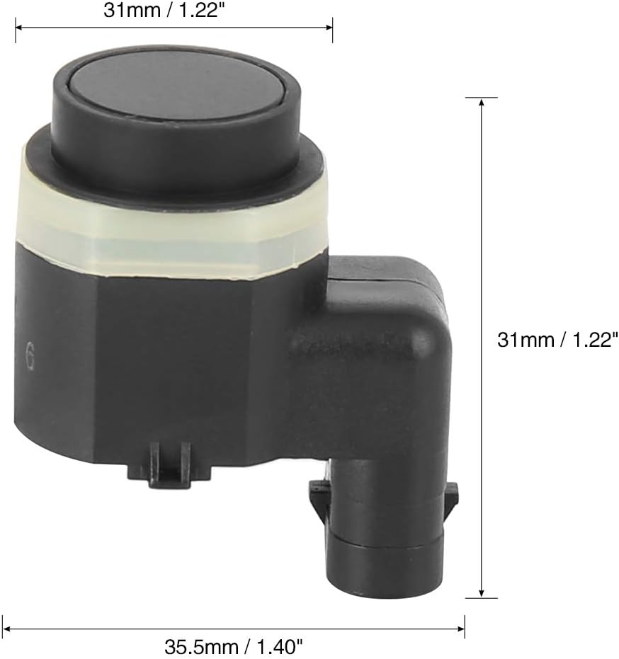 X AUTOHAUX 4pcs 66209139868 Car Bumper PDC Reverse Parking Assist Sensor for BMW 5 6 7 x Series Hybrid X6 E53 E70 E71 E83