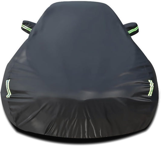 Waterproof Car Cover Compatible with Tesla Model S 2025-2012, Custom All Weather Cover with Cotton Lining, Snow Rain Sun Car Protection for Outdoor Indoor, Heavy Duty Windproof Covers