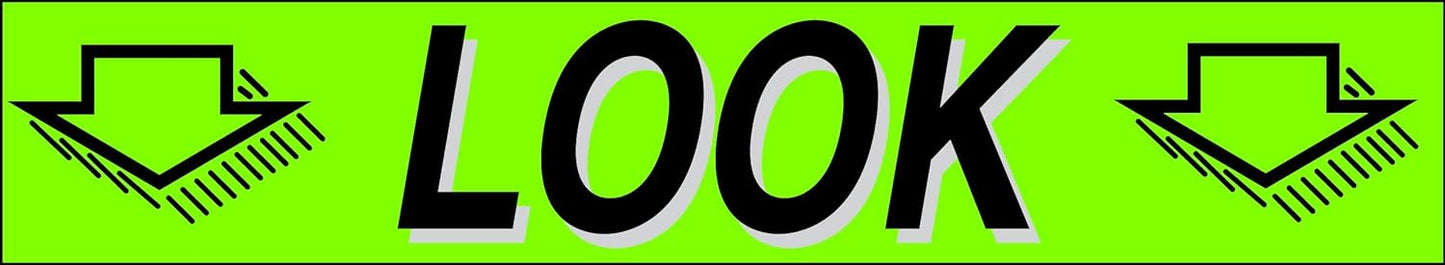 Ez-line Vinyl Windshield Stickers 3 Dozen 15 Inch Chartreuse Slogan Dealership Pro Pack for Car Lots (EZ115-Pack5)