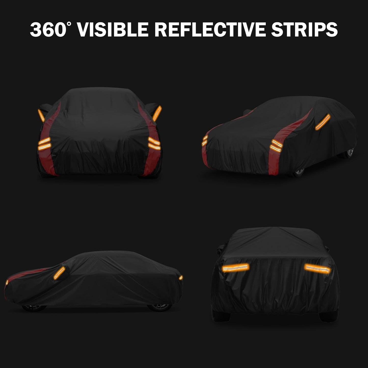 Car Cover Outdoor Automobiles Waterproof All Weater Truck Cover for Chevy Silverado, GMC Sierra, Ford F150/F 150 Heavy Duty Outdoor Pickup Cover Snow Uv Sun Protection