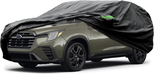 Proadsy 2025 Upgrade Car Cover Custom Fit for Subaru Ascent 2019-2025, Waterproof All Weather for Automobiles, Full Exterior Cover Rain Snow Sun Protector Indoor Outdoor Car Cover