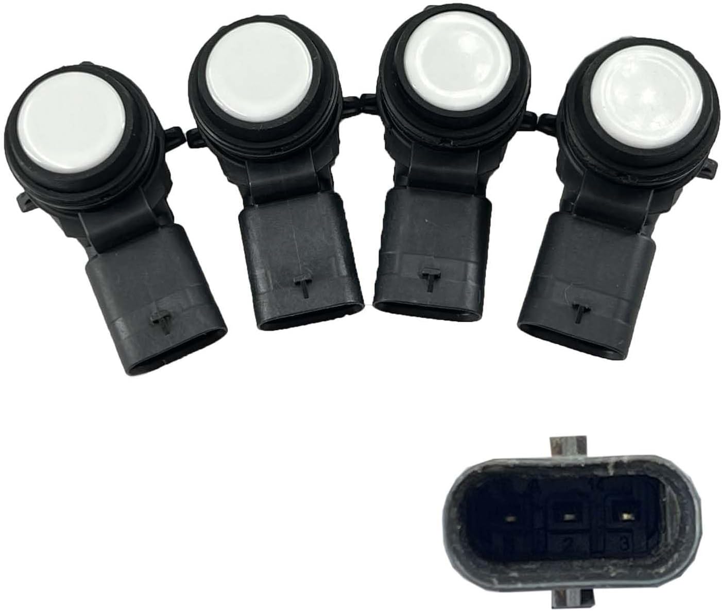 FainWan 4PCS 66209261587 White Bumper PDC Parking Sensor Compatible with F20 F22 F30 F31 F84 F80