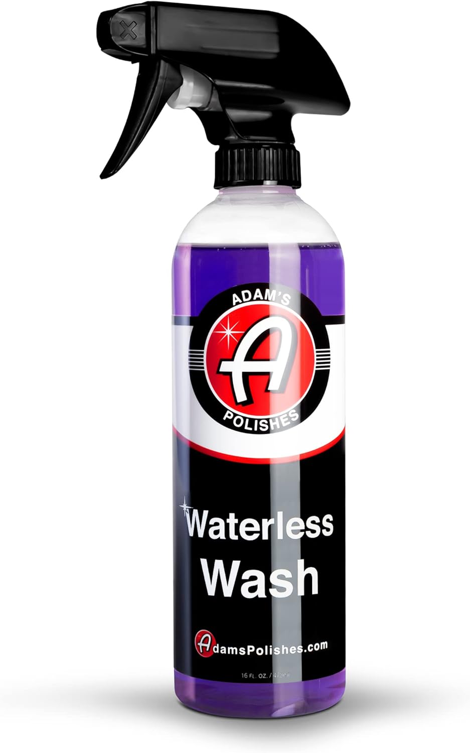 Adam's Polishes Waterless Wash (16oz) - Car Cleaning Car Wash Spray for Car Detailing | Safe Ultra Slick Lubricating Formula, Boat, Motorcycle, RV | No Garden Hose, Wash Soap or Foam Cannon Needed