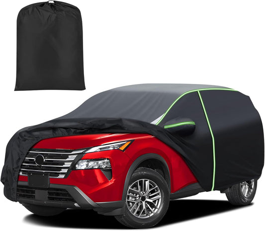 Mixsuper Liner Car Cover for Nissan Rogue 2008-2026, 7 Layers Waterproof All Weather Car Covers for Rogue, Windproof Snowproof Rain Hail Sun UV Dust Snow Protection Full Outdoor Exterior Car Covers