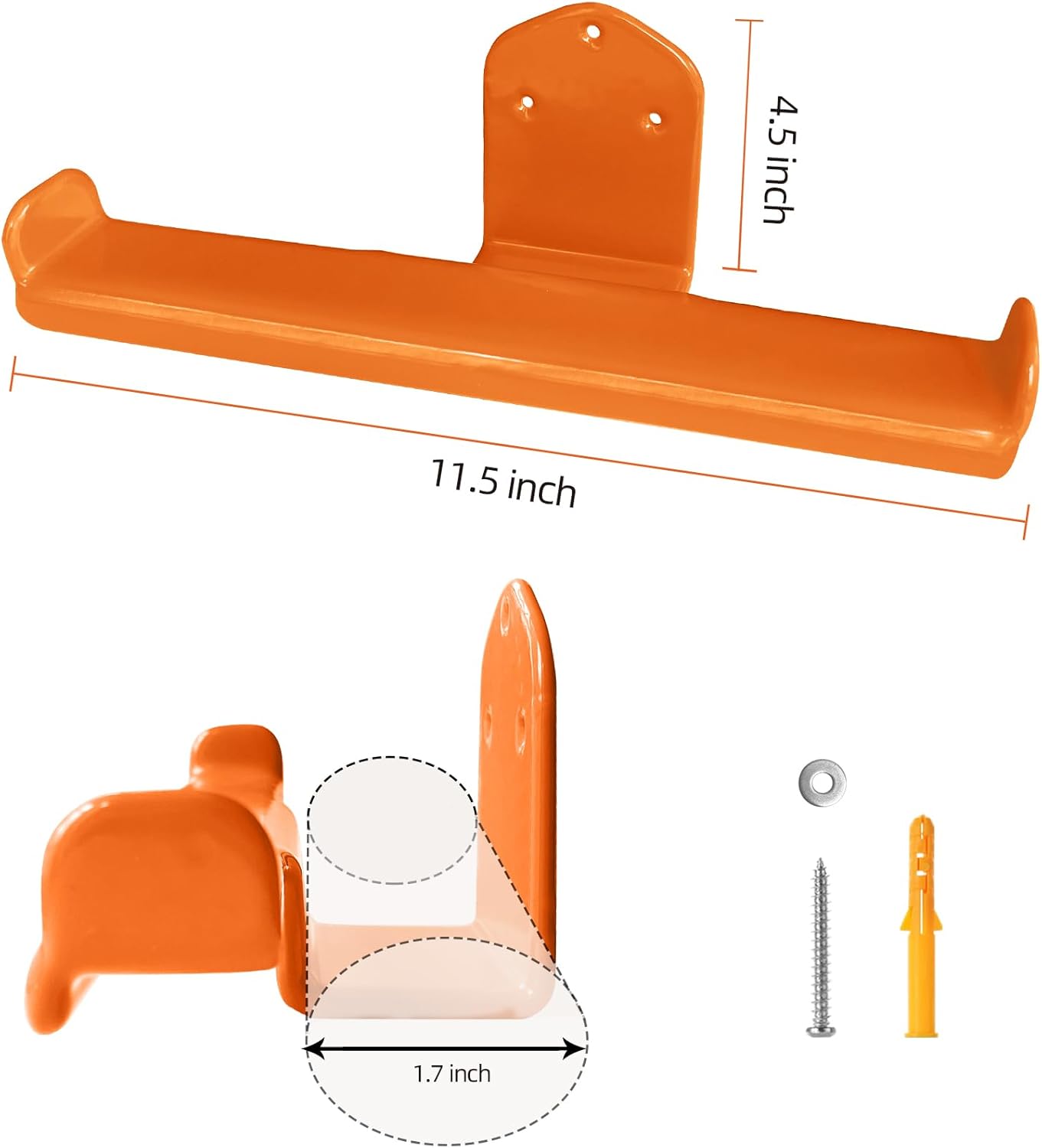 Backpack Leaf Blower Hanger, 2 Pack Backpack Sprayer Wall Mount, Heary Duty Chainsaw Wall Mount Stand Accessories Garage Organization Storage