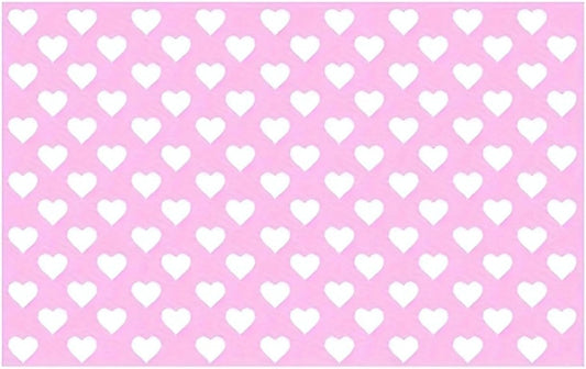 Car Rear Tail Light Lamp Stickers, Hollow Heart Pattern Sticker, Waterproof Taillight Tint Film Sheet for Car Rear Tail Lights, Funny DIY Headlamp Taillight Cover Trim (Pink)