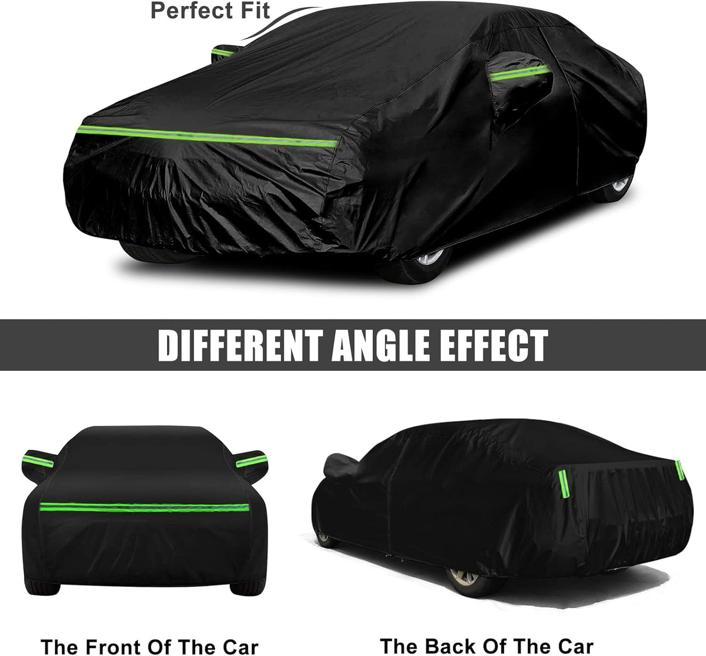 Waterproof Car Cover Compatible with Chevrolet Blazer 2LT/3LT/RS/Premier 2019-2025, 420D 6 Layers All Weather Car Covers with Zipper Door for Snow Rain Dust Hail Protection