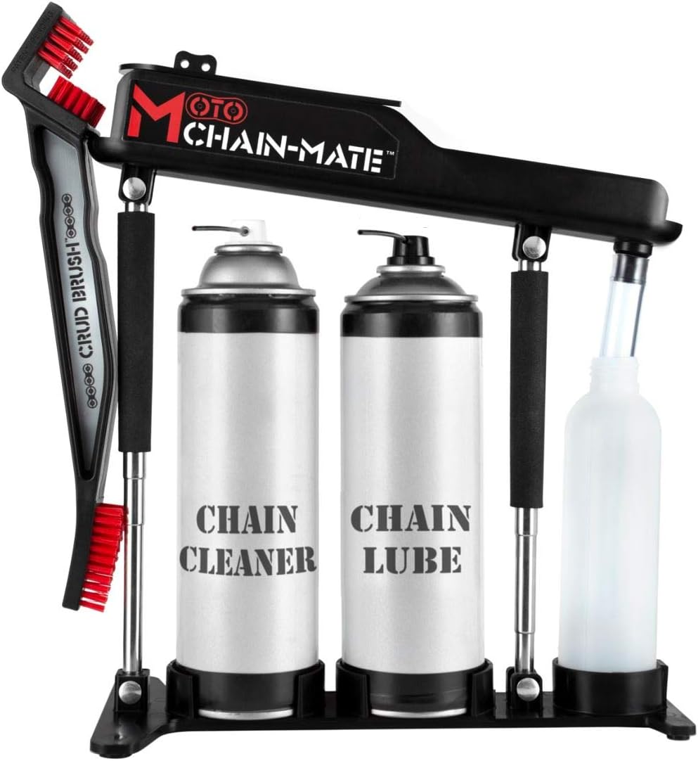 Moto Chain-Mate - The Ultimate Motorcycle Chain Cleaning and Lubrication Kit !