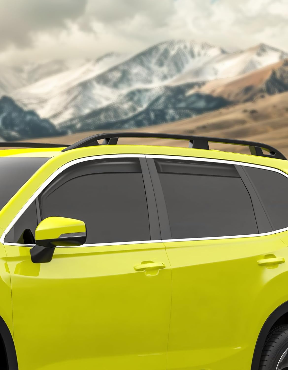 in-Channel Window Rain Guards Intended for Subaru Forester 2019 2020 2021 2022 2023 2024 Extra Durable Window Deflectors Vent Visors Shades Exterior Car Accessories - 4 pcs