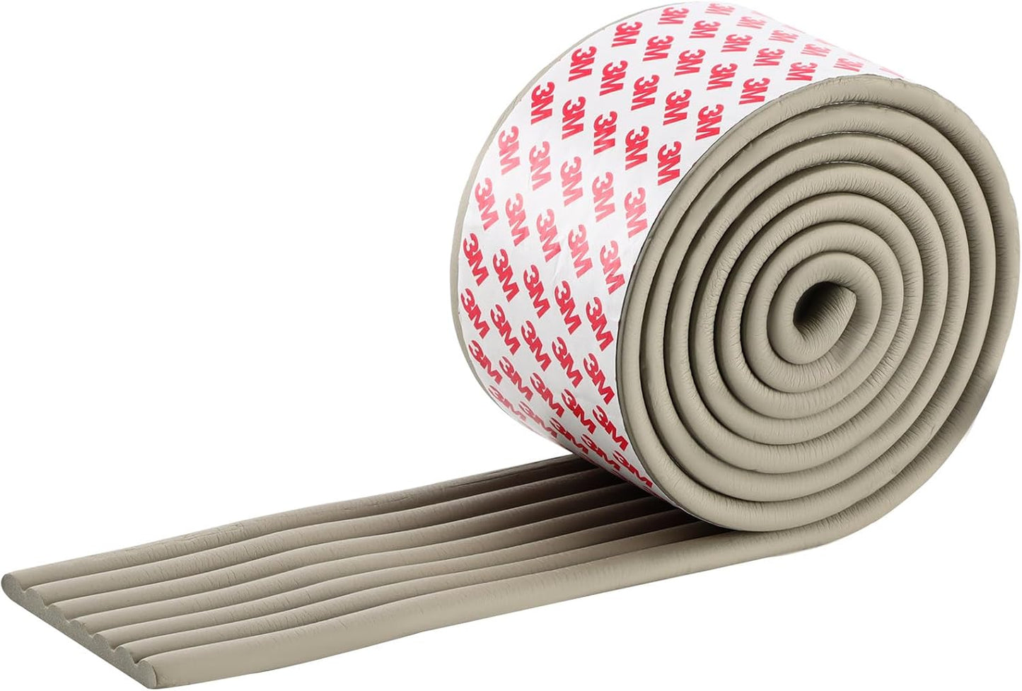 Corner Protector for Baby, Widen Edge Protector with Adhesive Backing, Baby Proofing Edge Corner Protectors Self Adhesive Furniture Corner Guard Bumper for Table, Desk, Fireplace (Gray, 6.6ft)