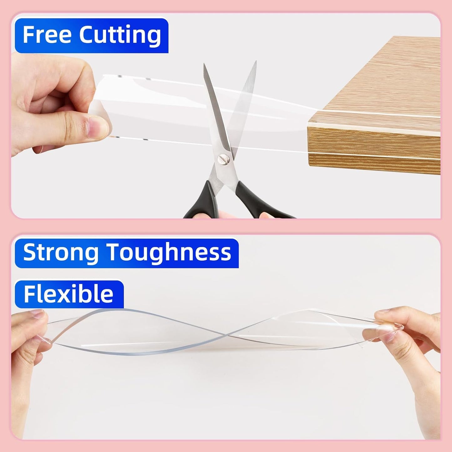 Clear Soft Corner Protectors for Furniture Strip,1.2in x9.84FT,Sharp Edge & Table Bumper,Window Edge,Wall Protector, Soft Corner Guards Safe for Proof,Table Corner Protectors in Family