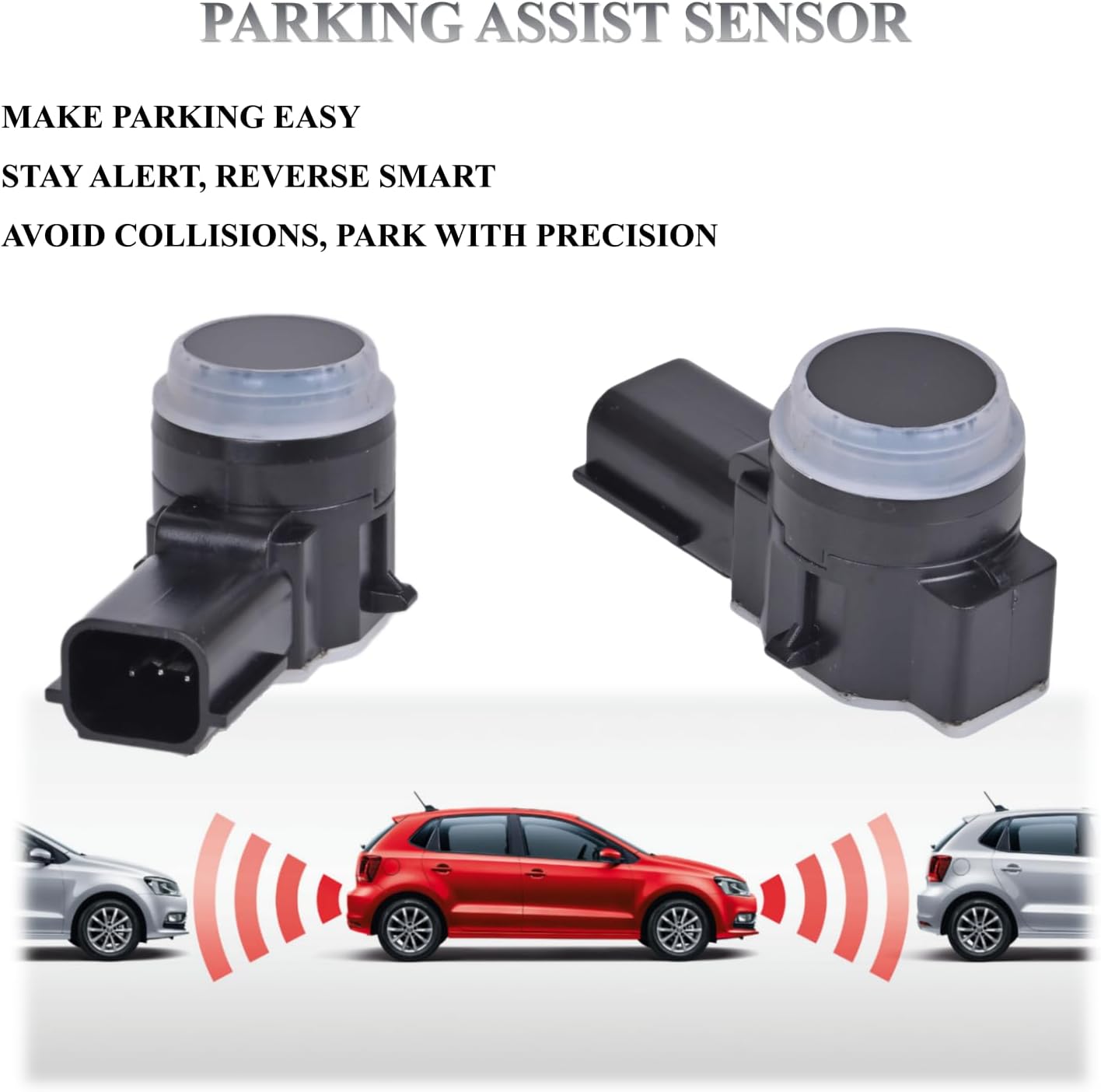 Parking Aid Sensor Fit for 2017-2019 Enclave/Encore Backup Sensor 2014-2019 Cadillac CTS/XTS/Escalade Chevy Silverado/Suburban 2015-2019 GMC Sierra Yukon PDC Parking Sensor Replace#23428268