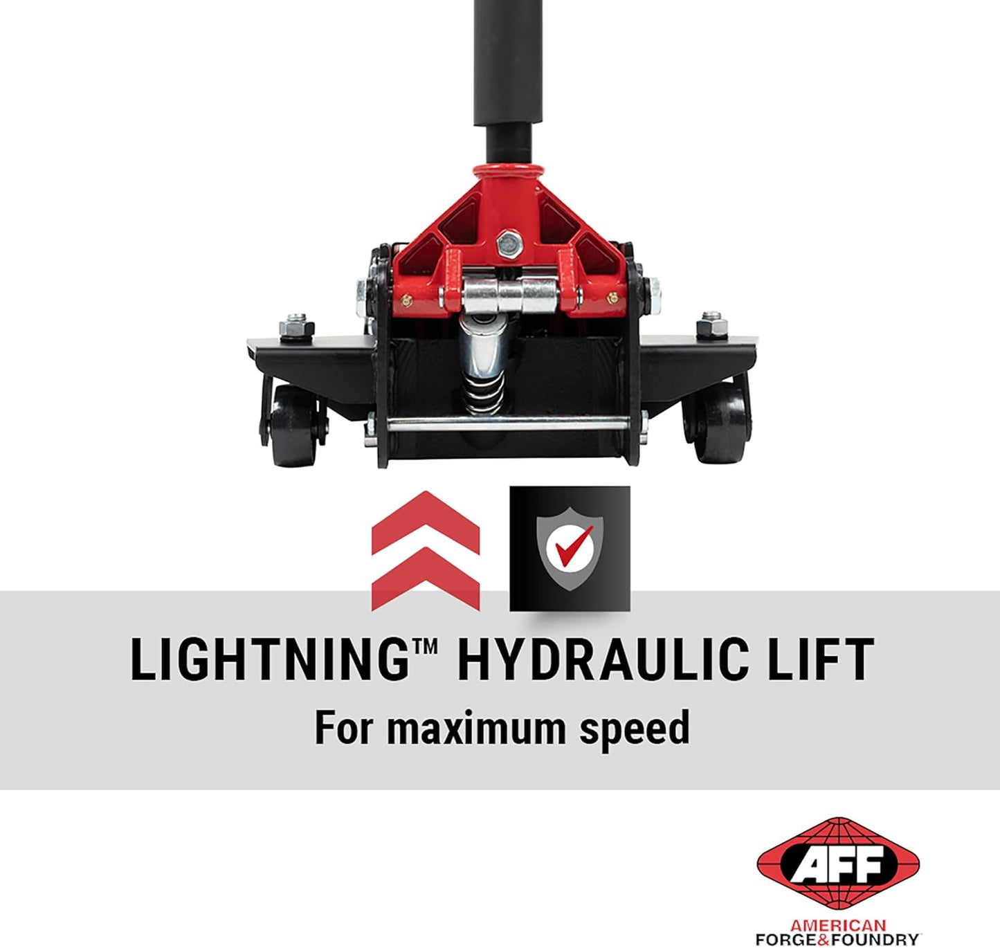 AFF 4 Ton Floor Jack - Low Profile Car Jack with Lightning Lift Hydraulic - Super Duty