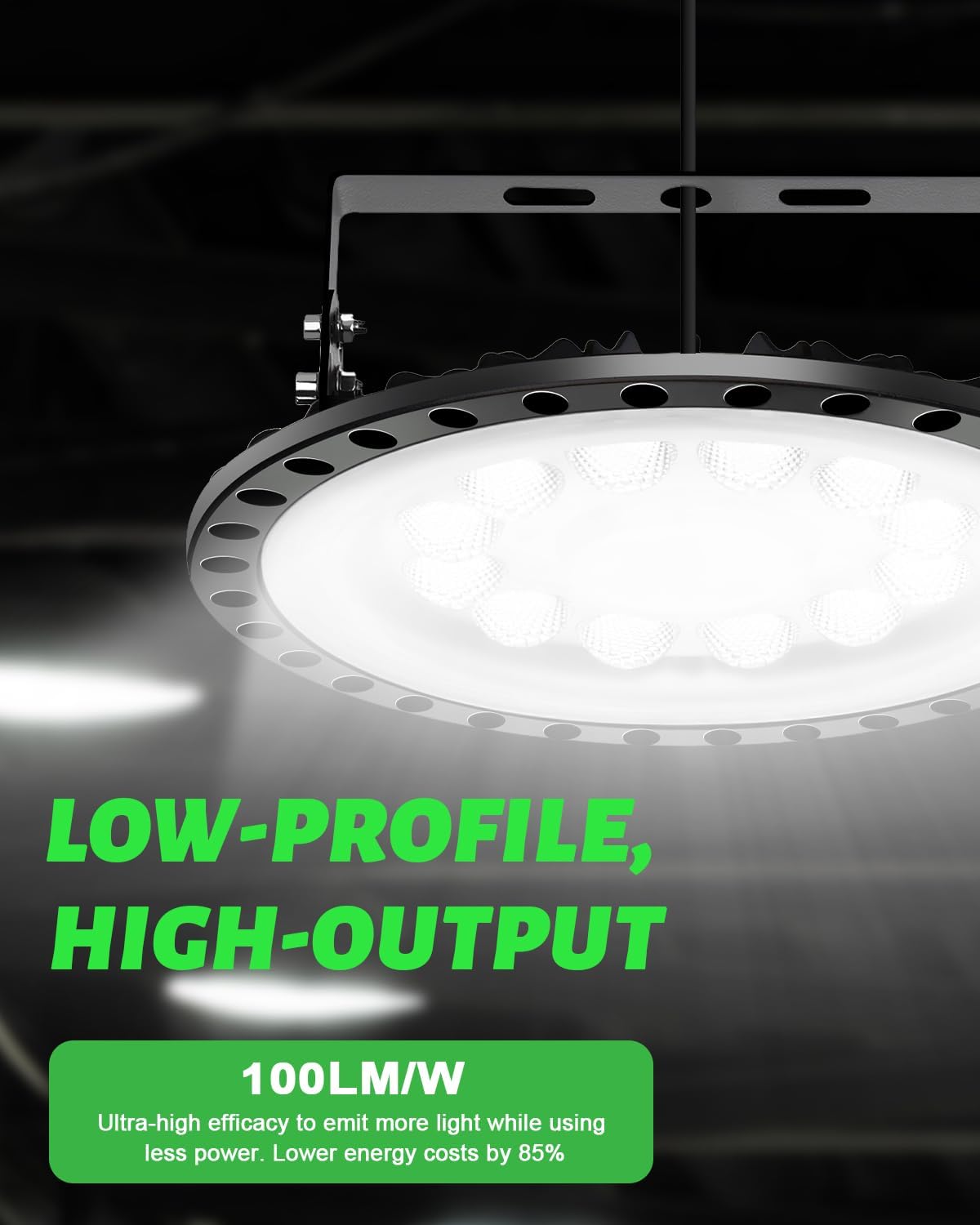 Viugreum 20 Pack 200W UFO LED High Bay Lights, 20,000LM 120V, 5000K Daylight, Alternative to 900W MH/HPS for Garage, Workshop, Barn, Factory, Warehouse