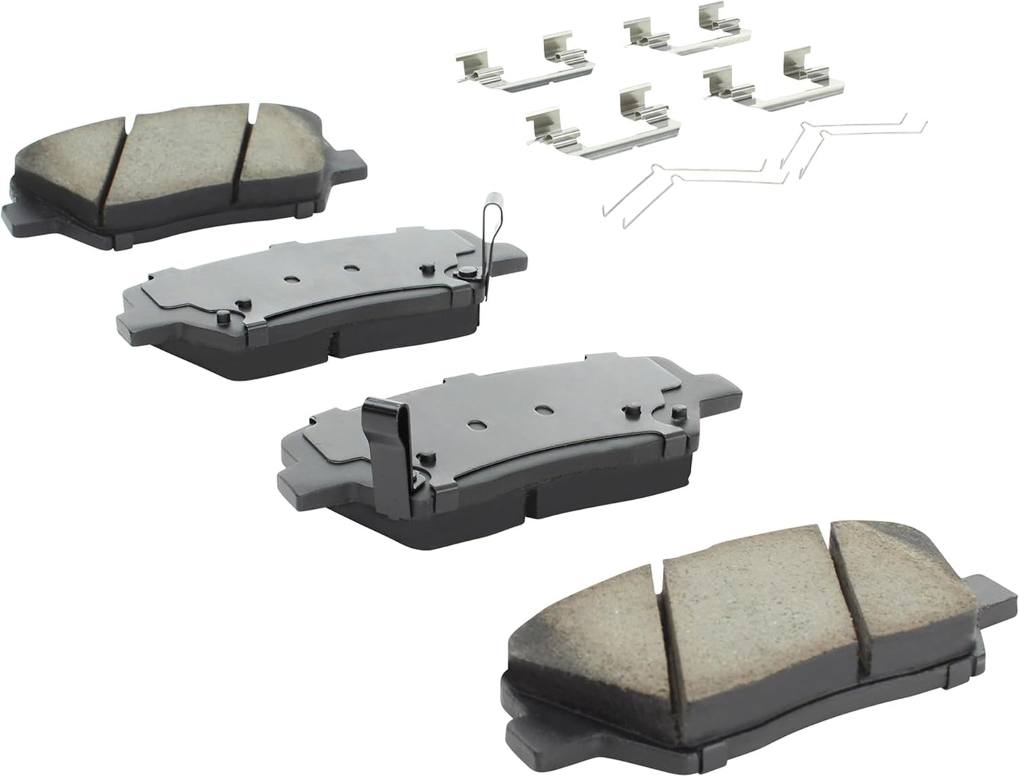 Premium Ceramic Front Brake Pads (1001-1432C) Compatible with Hyundai Azera 2012-2017, Hyundai Santa Fe 2010-2012, Kia Sorento 2011-2013
