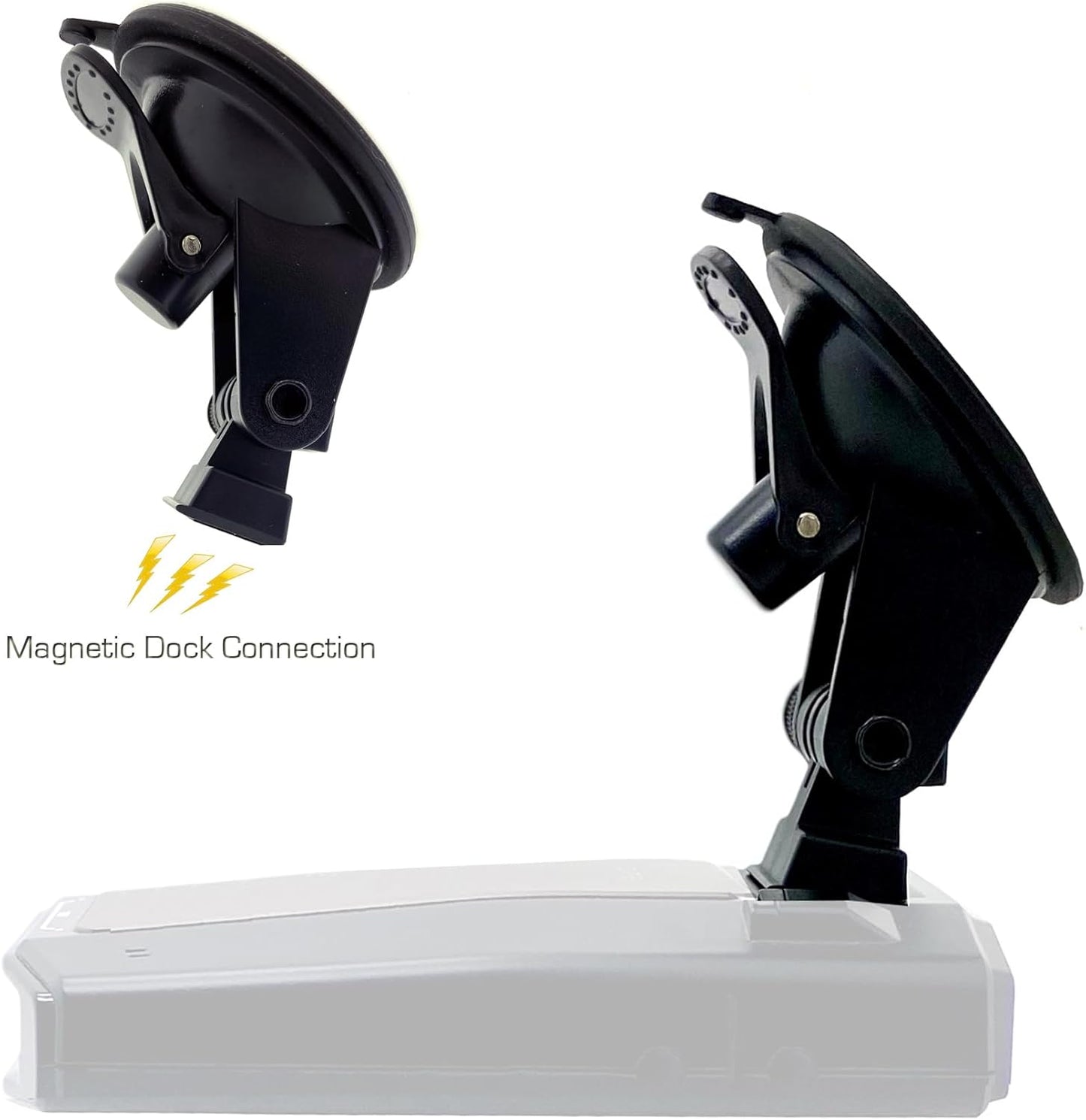 Enhanced Windshield Suction Mount Compatible with ES-cort Max360c, MKII, Max 3 4, IX IXc, Redline EX DualPro GT 360 Scout Radar Detector w/EZ Magnet Connection