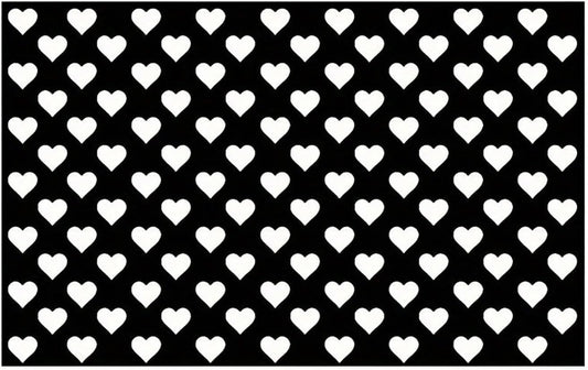 Car Rear Tail Light Lamp Stickers, Hollow Heart Pattern Sticker, Waterproof Taillight Tint Film Sheet for Car Rear Tail Lights, Funny DIY Headlamp Taillight Cover Trim (Black)