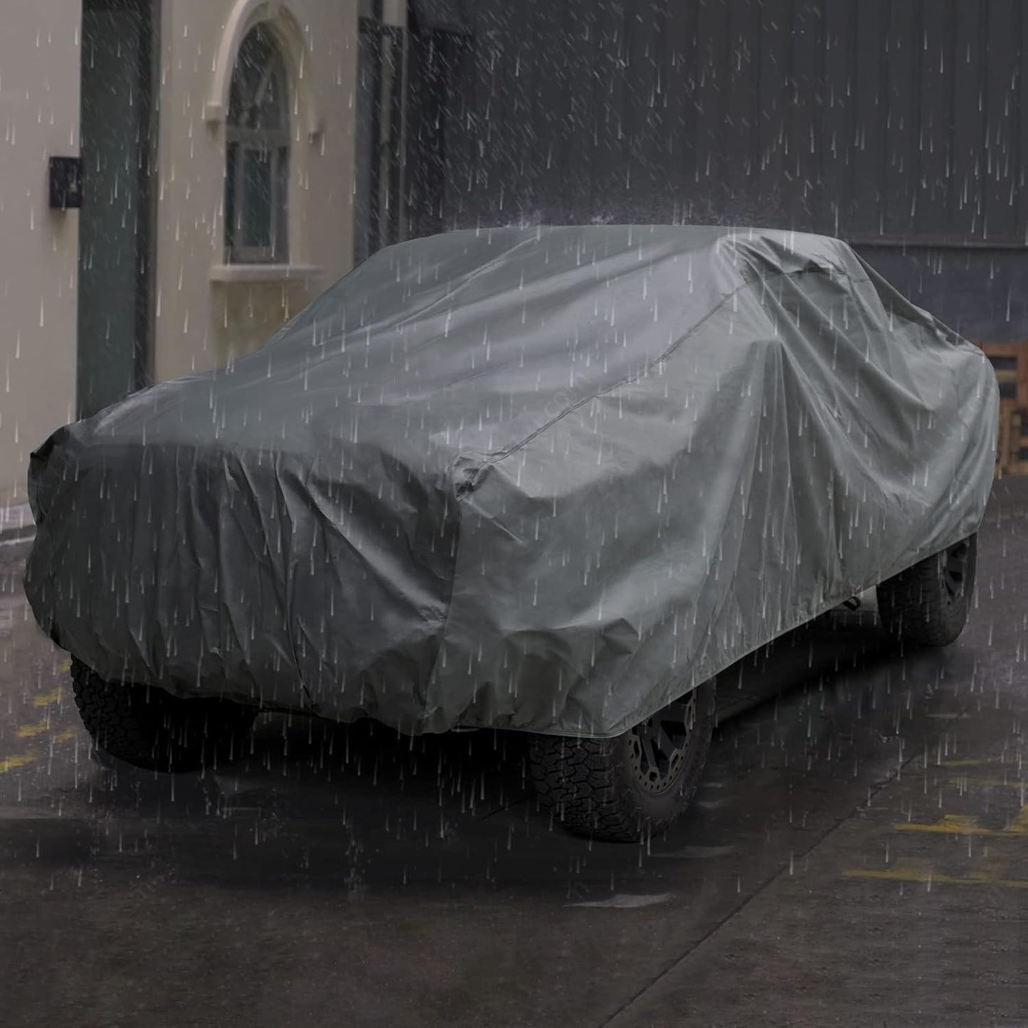 XCAR Ultra Light Waterproof Truck Car Cover for Automobiles All Weather Protection, Windproof & Breathable, Fits Cars Up to 250"