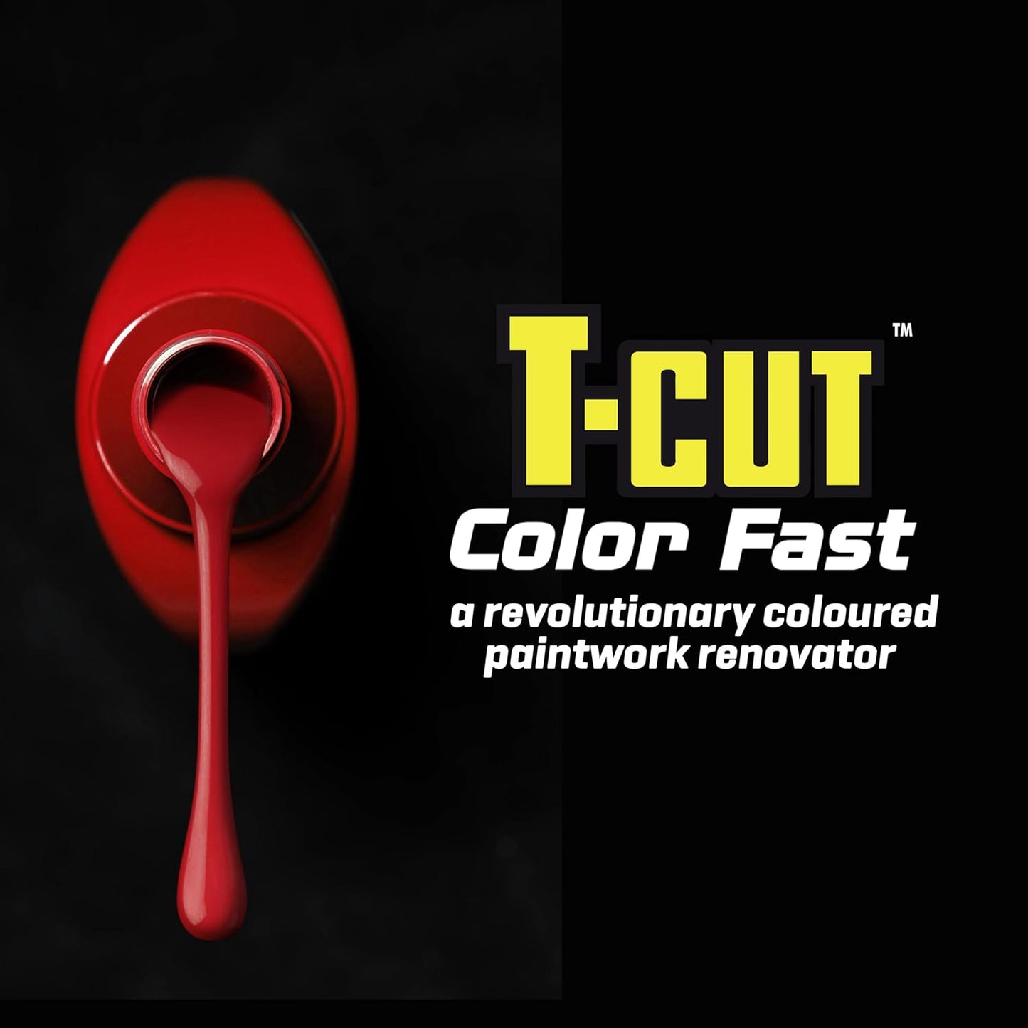 T-Cut Dark Red Scratch Remover Color Fast Paintwork Restorer Car Polish, 13 Colors Available, 17 Fl Oz