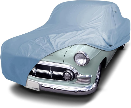 iCarCover Premium Car Cover for 1947-1953 Chevy Business Coupe Heavy Duty Waterproof All-Weather Automobiles Custom Fit Indoor Outdoor UV Snow Protection Covers with Straps and Bag