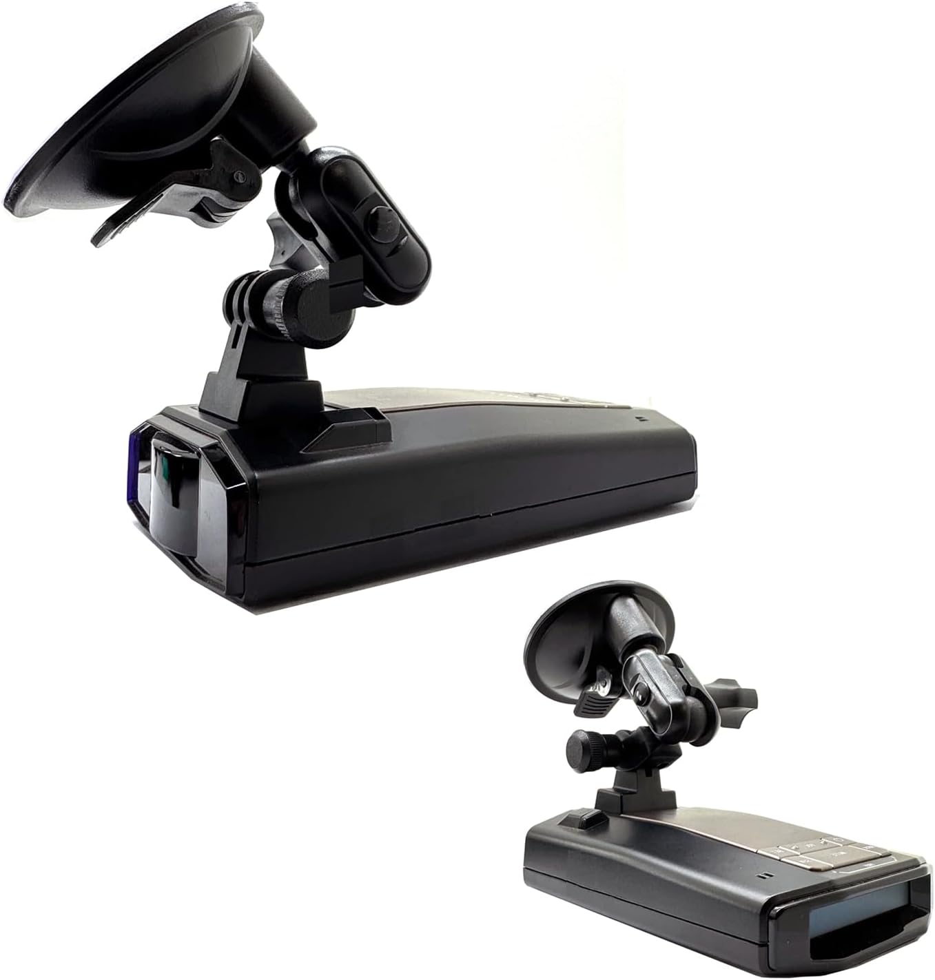 Ehnanced Dual Ball Joint Suction Cup w/Magnetic Cradle for Max 3 4 Max360C Max 360 IX IXc Redline EX GT360 DualPro RADi700 Radar Detectors (EZ Magnet Dock Compatible)