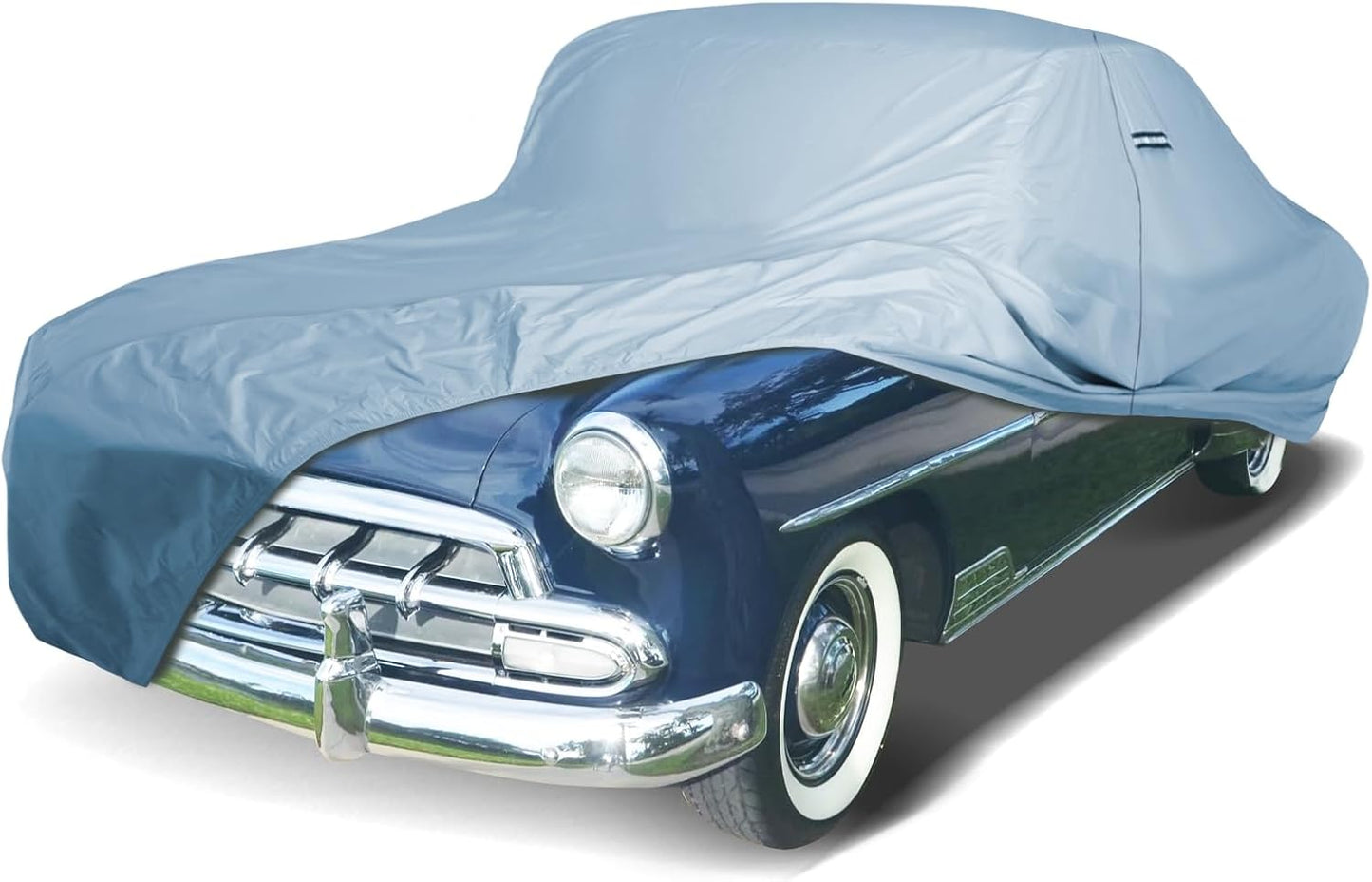iCarCover Premium Car Cover for 1940-1952 Chevy Deluxe 2-Door Coupe, 4-Door Sedan Heavy Duty Waterproof All-Weather Automobiles Custom Fit Indoor Outdoor UV Snow Protection Covers with Straps and Bag