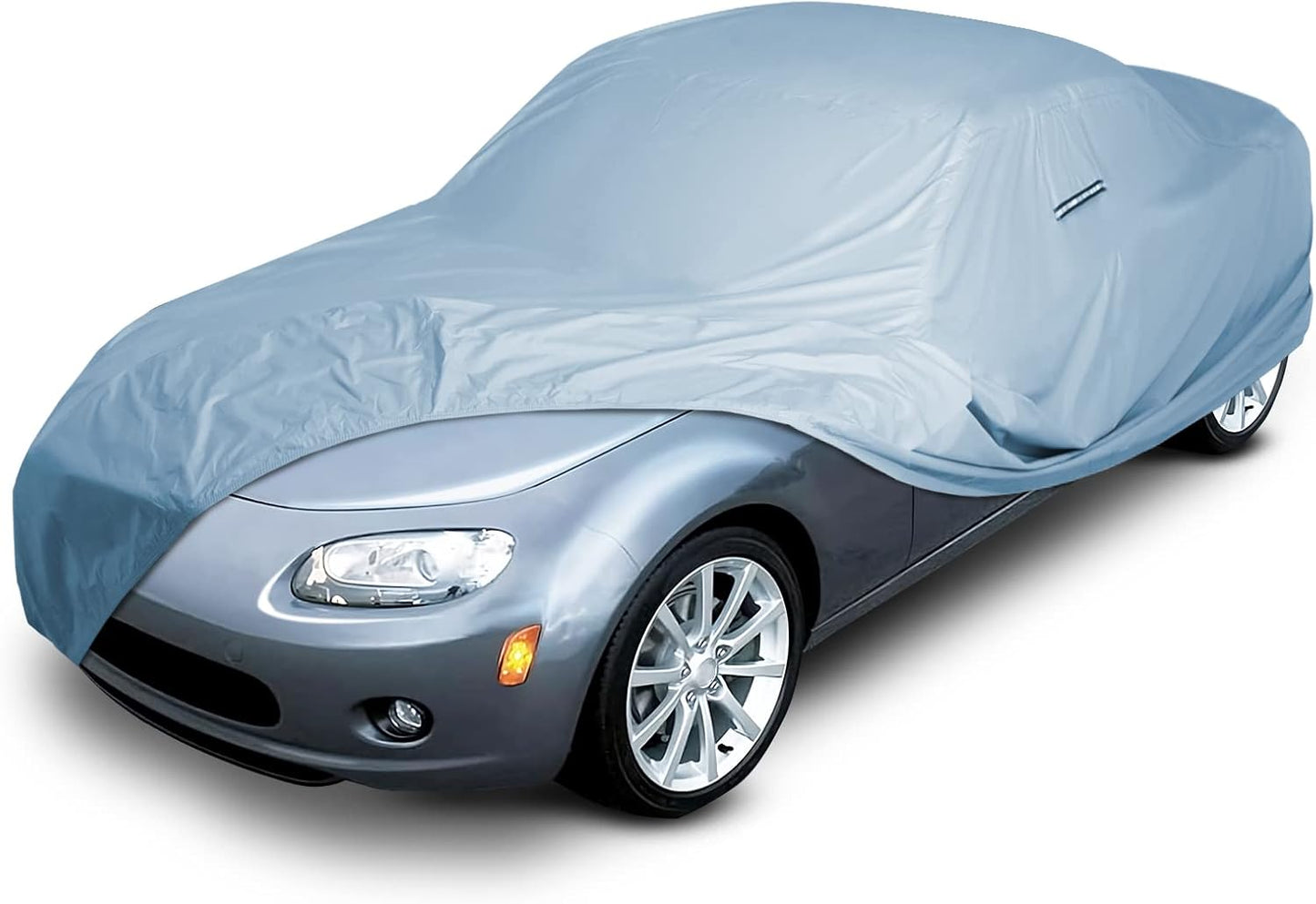 iCarCover Custom Car Cover for 2006-2015 Mazda MX-5 Miata, Waterproof All-Weather Rain Snow UV Sun Protector Full Exterior Weatherproof Indoor Outdoor Car Cover with Strap