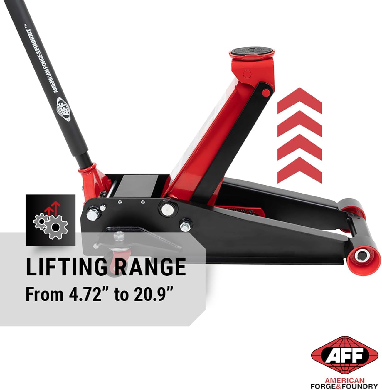 AFF 4 Ton Car Jack - Hydraulic Floor Jack with Lightning Lift - Heavy Duty