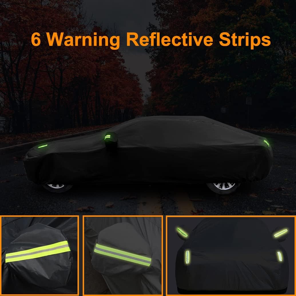 Waterproof Custom SUV Car Cover Compatible with Toyota RAV4 2007-2026/ bZ4X(bZ) 2026-2023 SUV, All-Weather Car Covers with Cotton Lining, Heavy Duty Rain Sun Snow UV Covers for Outdoor Indoor