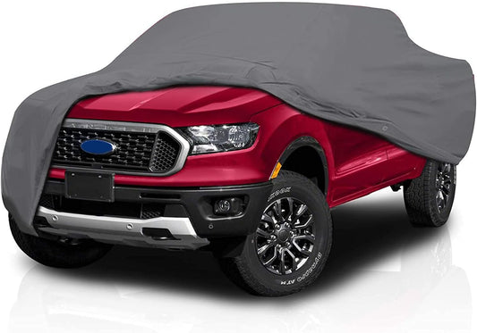 Supreme Full Car Cover – Semi Custom Fit | Dustproof, Windproof, UV Protection, Breathable & Durable All-Weather Protection | Fits Volkswagen Amarok 2017-2022 Crew Cab Pickup 4-Door Short Bed