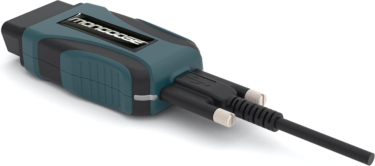 Opus IVS Mongoose-Plus J2534 OEM Vehicle Interface Cable - Nissan/Infiniti OEM Reprogramming and Diagnostics