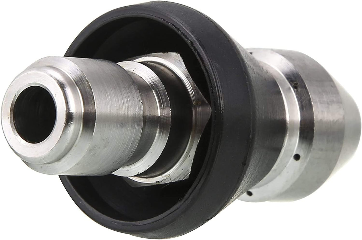 Pressure Washer Sewer Jetter Nozzle with Stainless Steel, Durable Design Sewer Jet Nozzle,Pressure Drain Jetter Hose Nozzle,3/8'' Quickly Connector, 5000 PSI Orifice 6.5