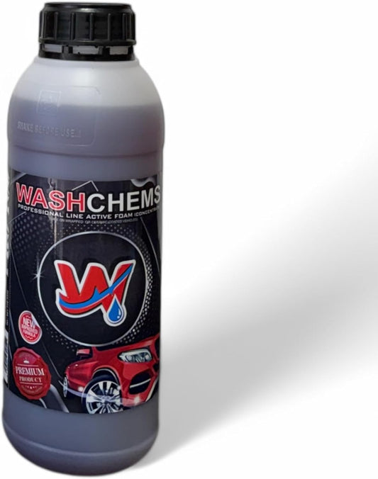 Wash Chems Pro 100 Touchless Car Wash Detergent Soap Concentrate No Brushing 32 Oz (Heavy-Duty) Commercial Grade Professional Auto Active Foam Cleaner