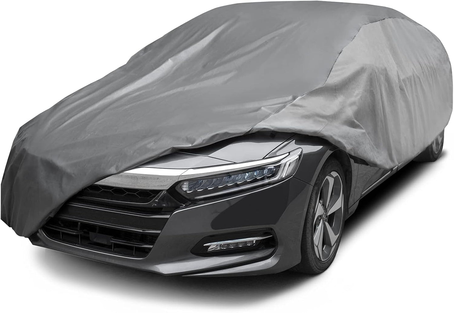 XCAR Ultra Light Waterproof Car Cover for Automobiles All Weather Protection, Windproof & Breathable, Fits Sedan Up to 185"