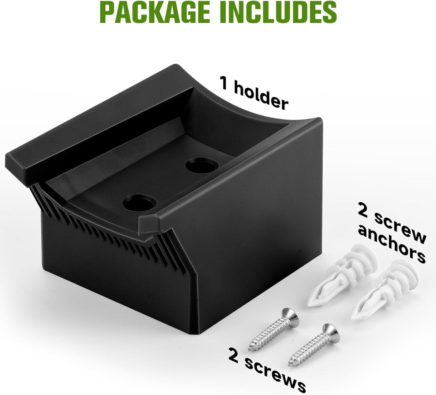 Leaf Blower Wall Mount Holder Compatible with EGO 765 CFM Power+ LB7654 & LB7650, Black ABS Wall Mount Bracket for Leaf Blower Storage