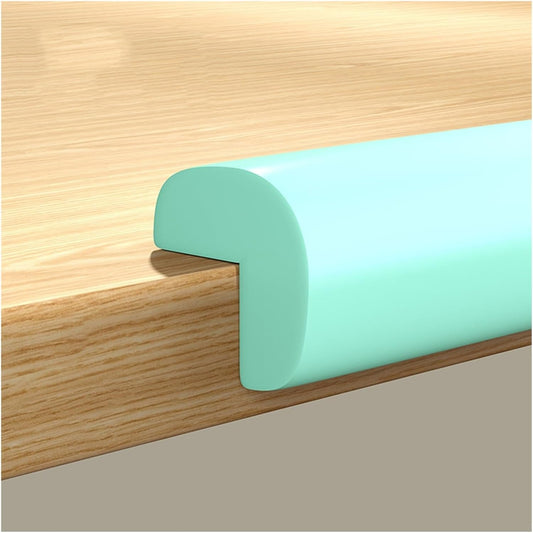 XPLKQXE Sharp Edge Safety Corner Edge Foam Padding, Edge Guards Bumpers Adhesive, Edge Corner Protector Guards for Table Edges & Sharp Corners(Green-B,10pcs)