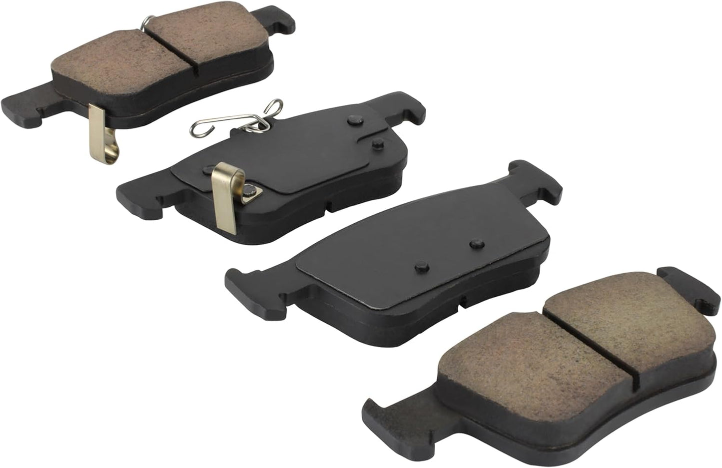 Premium Ceramic Rear Brake Pads (1001-2102C) Compatible with Acura Integra 2024-2023, RDX 2025-2023, TLX 2025-2021, Honda Accord 2024-2018, Civic 2024-2020, Insight 2022-2019