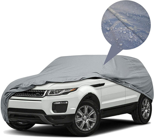 Supreme Full Car Cover – Semi Custom Fit for Full-Size Cars | Dustproof, Windproof, UV Protection, Breathable & Durable All-Weather Protection | Fits Volkswagen Atlas 2018-2021 SUV 4-Door