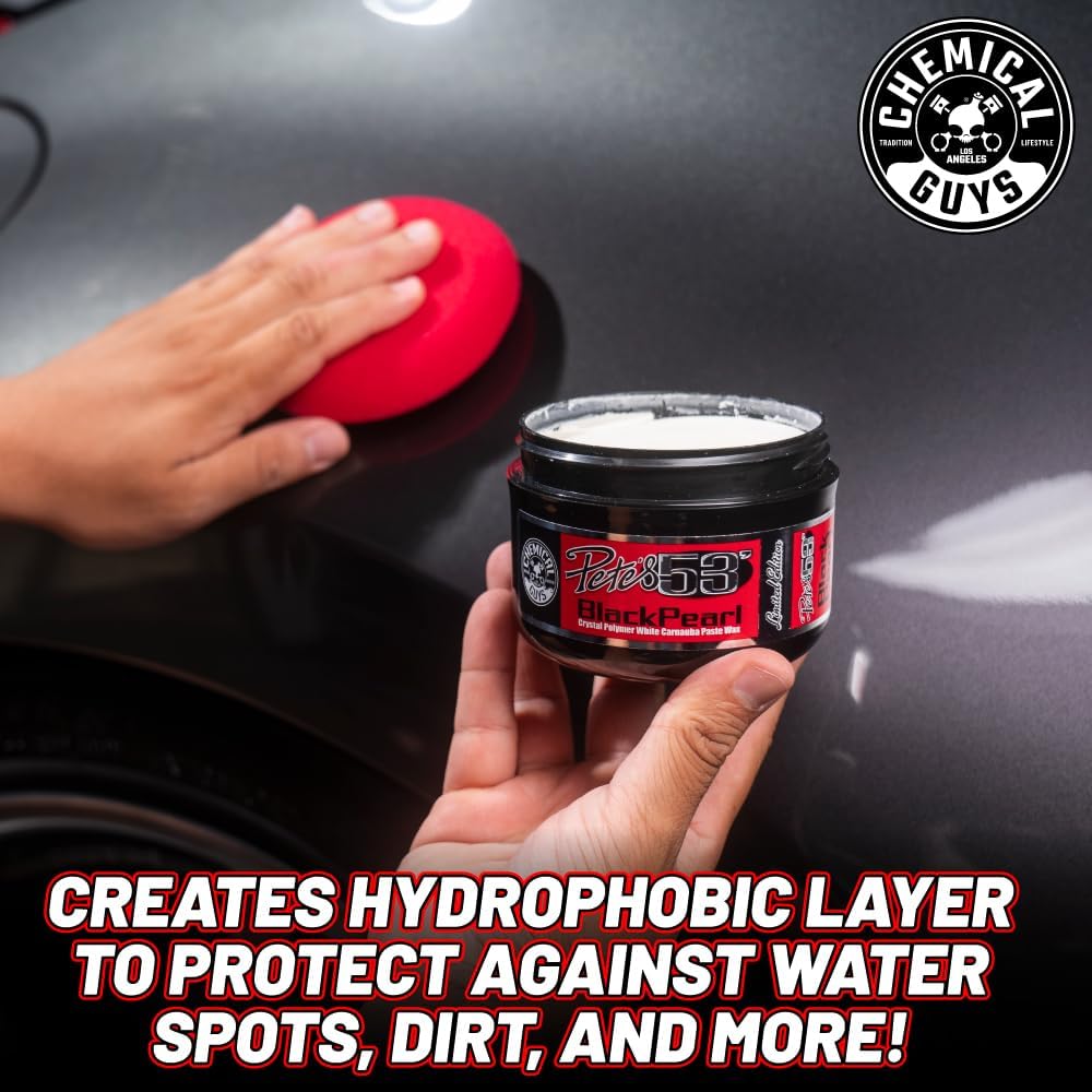 Chemical Guys Black & Dark Color Paint Maintenance Kit - Enhance Gloss, Deepen Shine, Protect Dark Finishes, Restore Depth, Minimize Swirls, Car Care Kit for Black Cars HOL_201